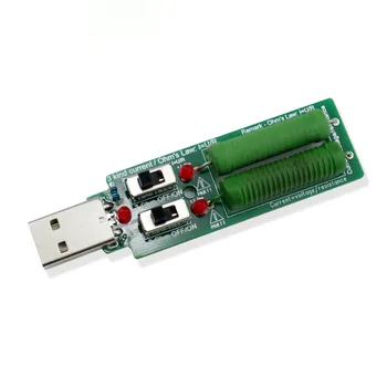 Ping 10pcs/daudz USB Pretestība Elektronisko Slodze w/Slēdzis Regulējams 3 5V Strāvas Pretestības Testeri