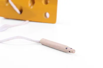 Pirmsskolas izglītības rotaļlieta rindas siers peles ēšanas koka baby puzzle simulācijas spēli, dāvanu