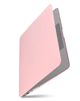 Plastmasas Matēts Rozā Notebook Case for Macbook Pro Gaisa Retina 11 12 13 15 collu Tastatūras Vāciņš Aizsargs Klēpjdators Piedurkne Gadījumā 2019