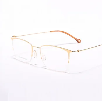 Platums-140 B titāna vīriešiem bezskrūvju brilles rāmis vīriešu biznesa bez skrūvēm Likvidācijas viru ieplests optisko tuvredzība, brilles, briļļu