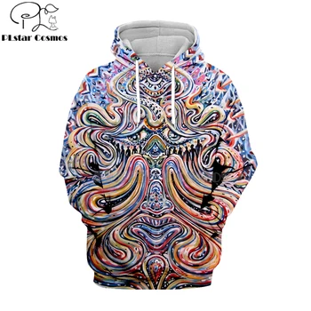 PLstar Cosmos Hipiju Mandala Trippy Anotācija Psychedelic acu 3d hoodies/sporta Krekls Ziemas rudenī garām piedurknēm streetwear-42
