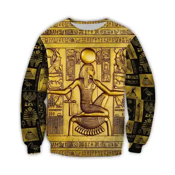 PLstar Cosmos Noslēpumaina retro senās ēģiptes Faraons totem 3d hoodies/sporta Krekls Ziemas rudens smieklīgi ilgi selvee streetwear-2