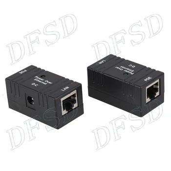 POE Power over Ethernet Kabeli Gigabit Passive Inžektora Sadalītāja Adapteris LED RJ45 Savienotājs 5 - 48V Pack 3