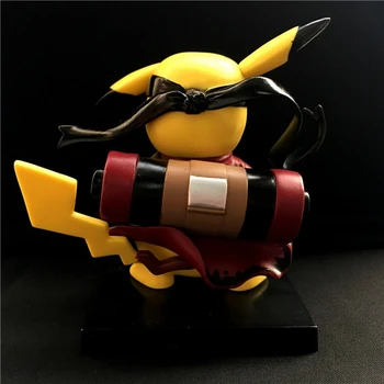 POKEMON Rotaļlietas Rīcības Attēls Cosplay Kabatas Briesmonis Pikachu Poké Modelis Savākt Vienā Gabalā Anime Attēls Apdare, Rotaļlietas Bērniem, Dāvanu