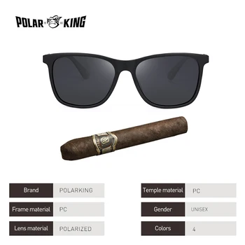 Polarking Pavisam Jaunu Dizainu Polarizētās Saulesbrilles, Eagle Hawk Piederumi Tendence Stilīgs UV400 Aizsardzība Toņos Oculos Gafas