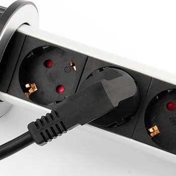 Pop Up Elektriskās Ligzdas Dual USB Ports Galda Virsmā Sockets Izvelkams Strāvas Kontaktligzdas ES Standarta 220V