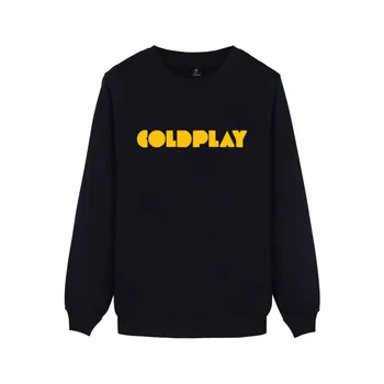 Populāra Rokgrupa Coldplay Vīriešu sporta Krekls Pulovers pelēkā vārna Un Klinšu Grupa Coldplay Jauno Ieradās Capless Hoodys Drēbes 4XL