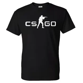 Populāro Spēli T-krekls CSGO Vīrieši Sievietes Gadījuma Modes Streetwear Counter Strike Global Aizskarošu Kokvilnas T Unisex t-veida Cltohing