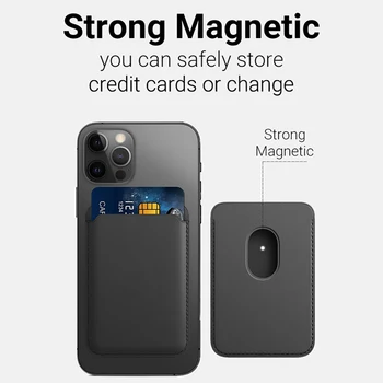 Portable Tālruņa Maks, Kartes Solt Soma, iPhone 12 Pro Max Mini Droši Magnētisko Modes Kartes Gadījumā iPhone12 Mini Fundas Coque