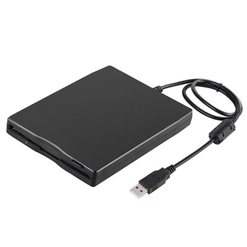 Portatīvo 3.5 collu USB Mobilo Floppy Disk Drive 1.44 MB Ārējo FDD Disketes Klēpjdatoru Notebook PC USB plug-and-play savienojumu