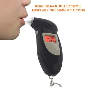 Portatīvo Alkohola Testeris Smart Alkohola elpas analizatoru Analyzer Alkohola Testeri Alcool Elpa Detektors, LCD Displejs Quick Response