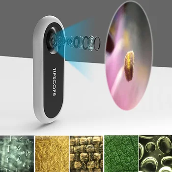 Portatīvo Universālā Tālrunis Tālummaiņas Mikroskopa Mikro Kameru Klipu Objektīva Mikroskopu Palielināmais Stikls LED Instrumenti, Lai Android, IOS