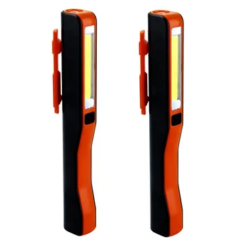 Portatīvo Uzlādējams Mini COB LED Darba Gaismas Lukturīti Lāpu Magnētisko Pildspalvu Klipu Roku Avārijas Lampas Gaismas Laternas