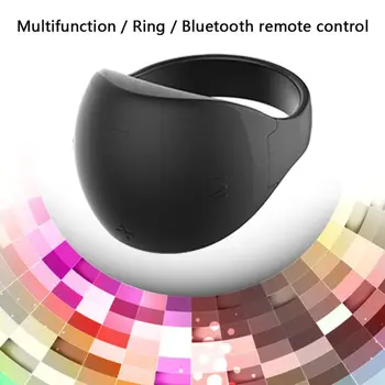 Portatīvā Bluetooth 5.0 Smart Remote Control Ring PPT Page-Turner Peles Bluetooth Tālruni, Tālvadības Office/Izklaide