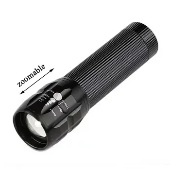 Portatīvā LED Lukturi 3 AAA Baterijas Mini Gaismas Zoomable Tūrisma Velosipēds Āra Izmantot 3 Veidos Lāpu Pārgājienu Lampas, Vairumtirdzniecība