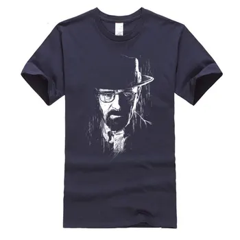 Portretu Heisenberg Zinātnes T Krekls Ķīmija Diafragmas Breaking Bad Jaunu Tshirt Vīriešiem Camisas Izlūkošanas T Black Top