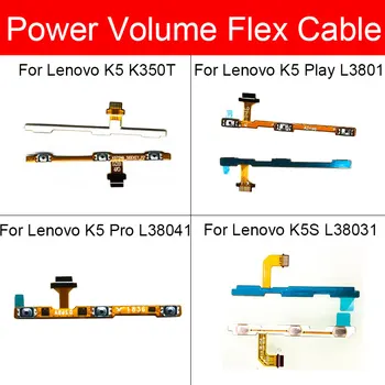 Power On (Flex Cable Lenovo K5 K350T Spēlēt L38011 Pro L38041 K5S L38031 Pārslēgtu Audio Kontroles Maināma Lente Kabeļu Remonts