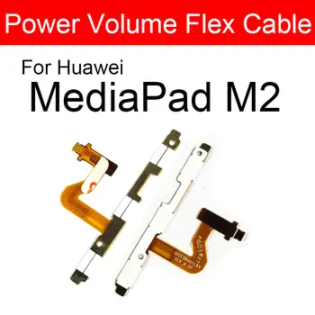 Power On/off+ Volume Up/down Pogu, Flex Kabelis Huawei MediaPad M2 M2-801W M2-802L M2-803L Sānu Taustiņu Vadības Rezerves Daļas