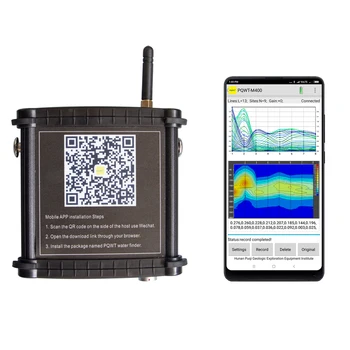 PQWT-M100 Zemes Ģeofiziskās Izpētes Ūdens Finder/100 m ūdens detektors/zemes testeris