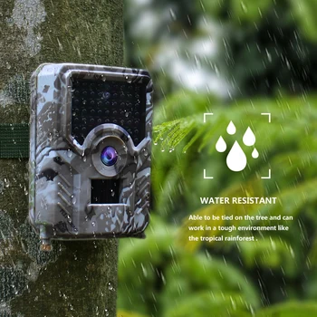 PR-200 Taka Kamera 12 mp izšķirtspēja 49pcs 940nm IS LED Medību Kamera IP56 Ūdensizturīgs 18650 Akumulatoru Savvaļas Kamera Nakts Redzamības Lai Mednieks