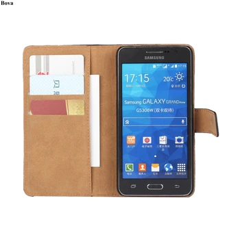 Premium PU Ādas Gadījumā J2 Ministru Flip Case For Samsung Galaxy J2 Ministru G532F /G/O Kartes Slots uz Lietu GG
