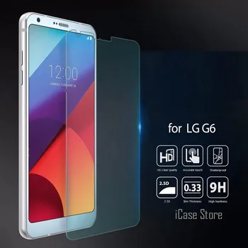 Premium Rūdīta Stikla LG G6 5.7 Collu Ekrāna Aizsargs, Rūdīts aizsardzības filmu par LG G6 Stikla sklo H870 H871 H870DS gadījumā