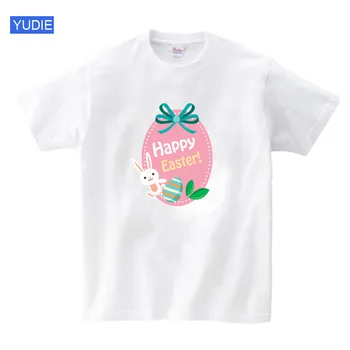 Priecīgas Lieldienas Zēni Meitenes Tee Bunny T-Krekli Lieldienu Krekls Toddler Jaunatnes Bērniem Lieldienu T Krekls Lieldienu Zaķi, Truši Apģērbs Meitenēm Tee