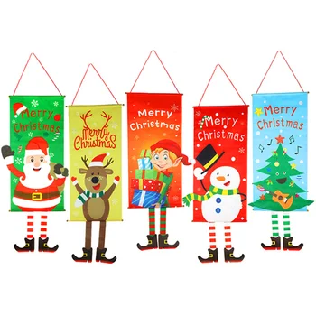 Priecīgus Ziemassvētkus Durvis, Decoration, Banner Karājas Rotājumu Ziemassvētku Rotājums Mājās Ziemassvētki Navidad Decoracion Jaunais Gads Ir 2021. Noel