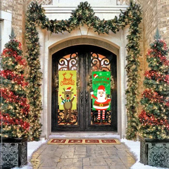Priecīgus Ziemassvētkus Durvis, Decoration, Banner Karājas Rotājumu Ziemassvētku Rotājums Mājās Ziemassvētki Navidad Decoracion Jaunais Gads Ir 2021. Noel