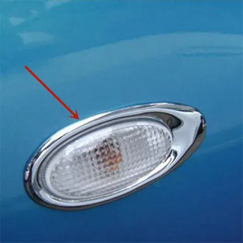 Priekš Mazda 6 2006-2013 ABS Chrome sānu pagrieziena signāla Dekoratīvu rāmīti Anti-scratch aizsardzības apdares Auto stils