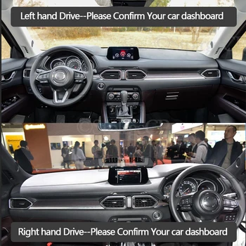 Priekš Mazda CX-8 2017 2018 2019 2020 Anti-Slīdēšanas Paklājiņš Paneļa Vāciņu Pad Saulessargs Dashmat Aizsargātu Paklāja Auto Piederumi Paklāju CX 8
