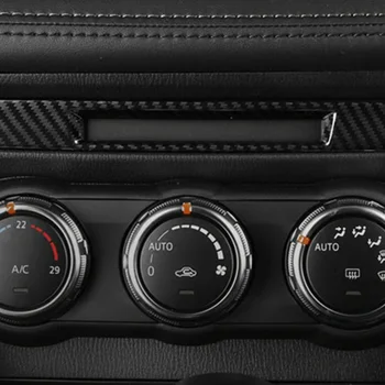 Priekš Mazda CX3 2016 2017 2018 Centra Konsole Oglekļa Šķiedras Šķidro Kristālu Ekrānu, Apdares Lentes CX-3 Auto Piederumi