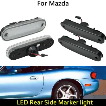 PRIEKŠ Mazda MX5 Miata 1990-2005 Automašīnas Aizmugurē LED sānu marķieri, sarkanās lampas Pagrieziena Signāla Gaismu