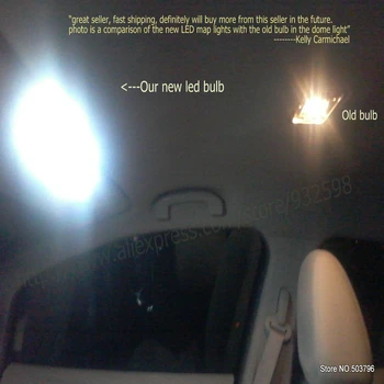 Priekš Nissan NV200 Kaste, Estat EVALIA Autobusu kartes dome lampas spuldzes gaismas automašīnas salona led komplekts 10pc