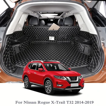 Priekš Nissan Rogue X-Trail T32-2019 Auto Boot Mat Aizmugures Bagāžnieka Starplikas, Kravas Grīdas Paklāju Renes Aizsargs Iekšējā Aksesuāri, Paklāji
