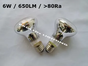 PRODEM pavisam jaunu 120V 220V 230V 240V 6W R63 led spot gaismas Bombilla LED luminaria A60 650lm E27 = 60W kvēlspuldzes