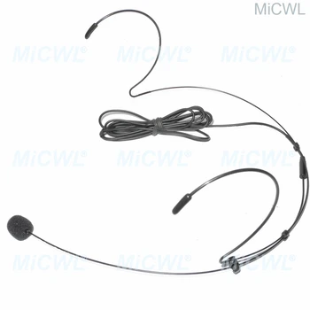 Profesionālās Kondensatoru Headworn Austiņas, Mikrofons, 3-Pin XLR TA3F par AKG Samson 3Pin Bezvadu Iestāde-Pack Pārsūtīt MiCWL B40