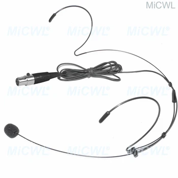 Profesionālās Kondensatoru Headworn Austiņas, Mikrofons, 3-Pin XLR TA3F par AKG Samson 3Pin Bezvadu Iestāde-Pack Pārsūtīt MiCWL B40