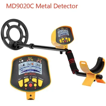 Profesionālās Pazemes Metāla Detektors MD9020C Drošības Augsta Jutība LCD Displejs Dārgumu Zelta Mednieks Finder Skeneris