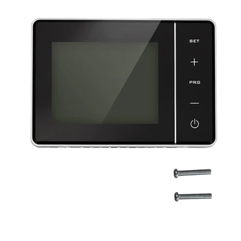Programmējams pie Sienas karājās Katls, Apkures Termostats 5.A Digitālās Telpas Temperatūras Kontrolieris Touch Screen LCD Termostats