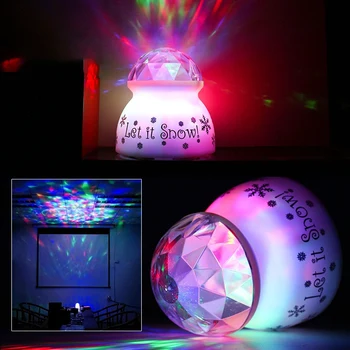Projekcijas Lampa Krāsains Rotējošo Nakts Gaisma Spin Zvaigžņotām Debesīm Bērniem Bērniem Bērnu Miega Romantiska LED USB Projekcijas Lampas