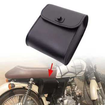 Pu Ādas Motociklu Ūdensizturīgs Seglu Somas Motociklu Sānu Instrumentu Soma Harley Universal