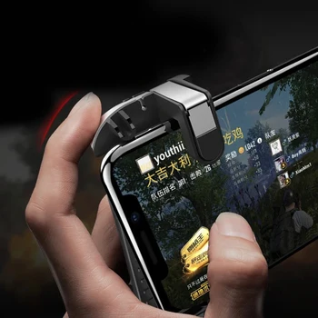 PUBG Mobilās Spēles Gamepad Kontrolieris Izraisīt Mērķis Pogu L1R1 Šāvēja Kursorsviru, Lai IPhone un Android Telefona Spēli Spilventiņu Accesorios