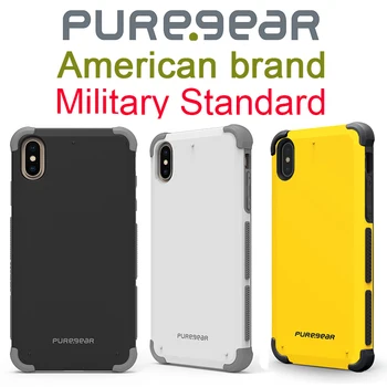 PureGear Triecienizturīgs Anti-Fall TPU Telefonu Gadījumos iphone x xr xs max Aizsardzības Silikona GAB Aizmugurējo Vāciņu