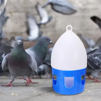 Putni Ūdens Padevē Praktiski Putnu Waterer Radošo Putnu Dzērājs burciņām Baložu Papagailis ( Balts un Zils)