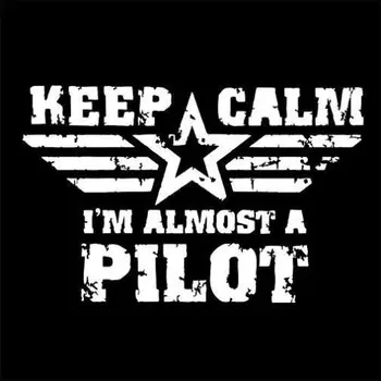 Pārdošanā Jaunas Modes Vasarā, Slim Fit T-Shirtkeep Mierīgs, es ESMU Gandrīz Pilots (Flight Simulator Rc Dvd Dūkoņa Rtf Jūgs) Tee Krekls
