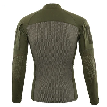 Pārgājienu Krekls ar garām Piedurknēm Tactical Krekls 5XL Armijas Militāro Kaujas T-krekli Kempings Medību Audums Āra Sporta Krekli