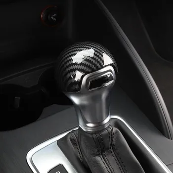 Pārnesumu Pārslēgšanas Rokturis Aizsardzības Uzmava Segtu Apdares Audi A3 8V-2018 ABS Oglekļa Šķiedras Krāsu Car Styling Modificētu
