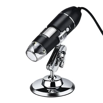Pārnēsājamo HD 1600X 2MP Tālummaiņas Mikroskopa 8 LED Micro USB Digitālo Rokas Lupa Endoskopu Kamera