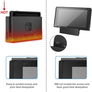 Pārnēsājams Mini Ieslēdziet TV dokstacija, Uzlādes Statīvs Nomaiņa Nintendo Slēdzi Uzstādīt Dock, Kompakts Pārslēdziet uz HDMI ar Ext